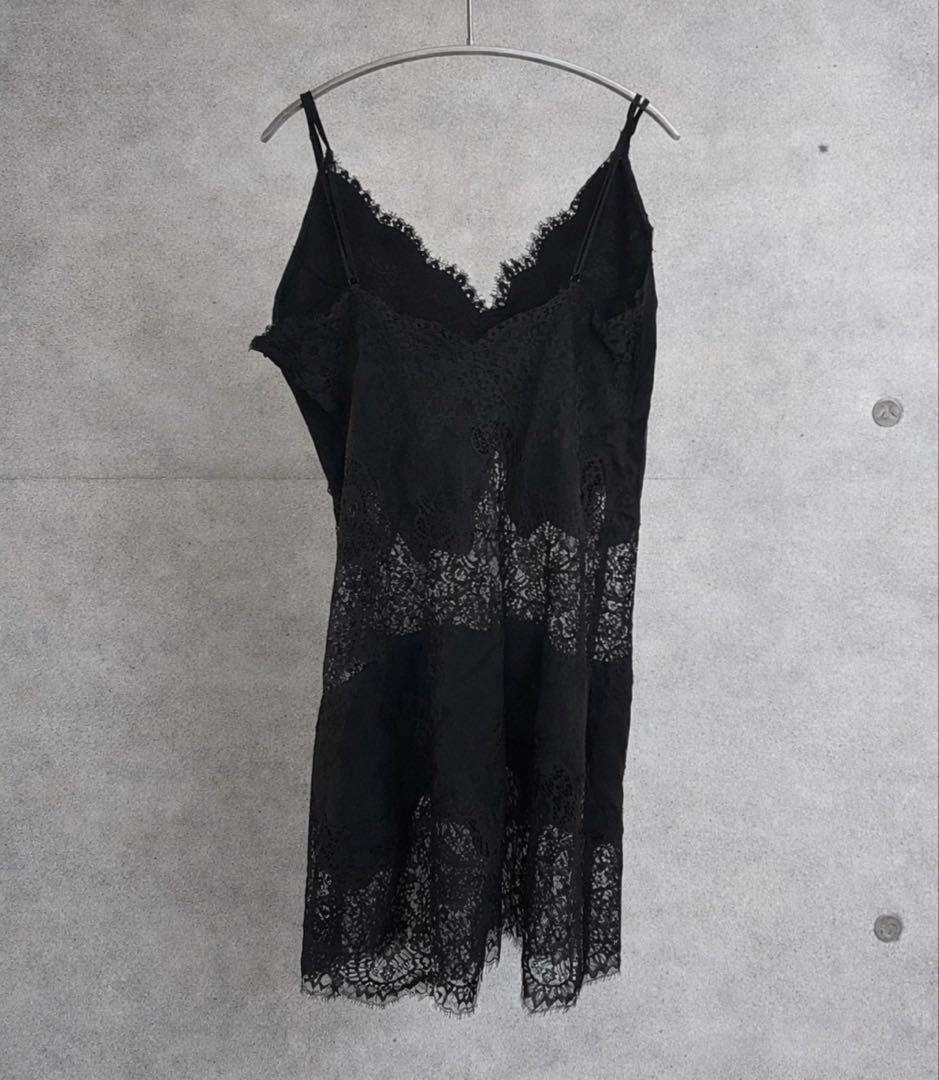 ZARA レース　サテン　キャミソール