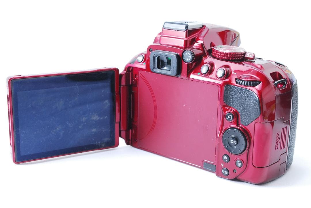美品 Wi-Fi搭載 Nikon D5300 レッド スマホ転送 一眼レフ