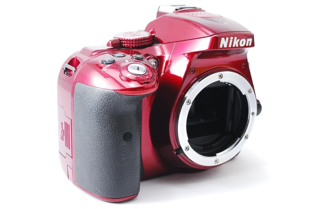 美品 Wi-Fi搭載 Nikon D5300 レッド スマホ転送 一眼レフ
