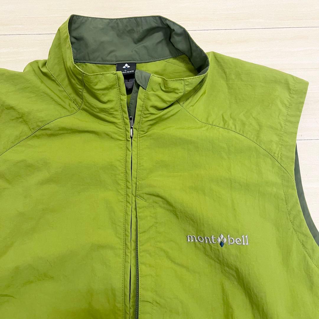美品 mont-bell モンベル O.D.ベスト サイズL グリーン