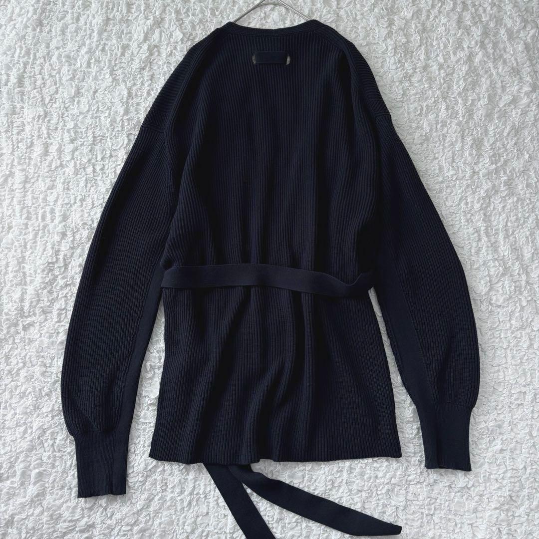 美品✨ ヘルムートラング ガウン ベルト ラップ カーディガン 羽織り コットン