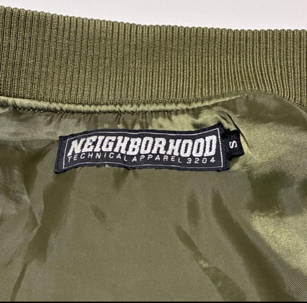 NEIGHBORHOOD ネイバーフッド 90s ワッペン付きMA-1 フライト
