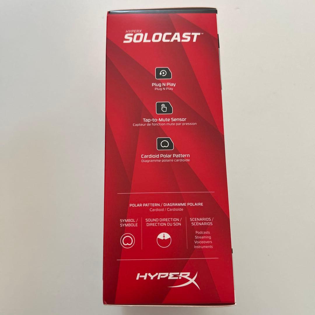 【新品未開封】 HyperX ハイパーエックス SoloCast 白 マイク