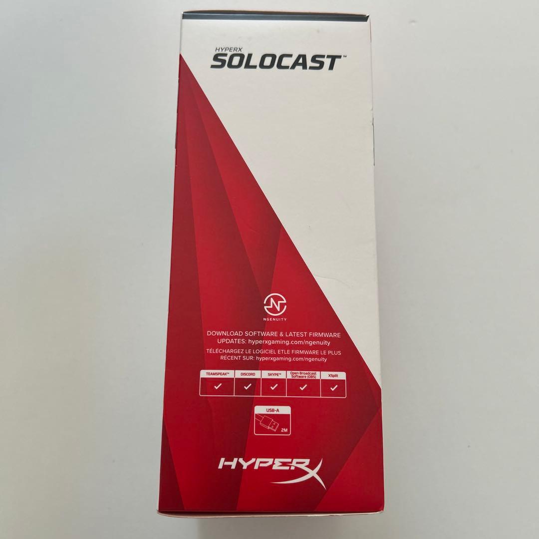 【新品未開封】 HyperX ハイパーエックス SoloCast 白 マイク