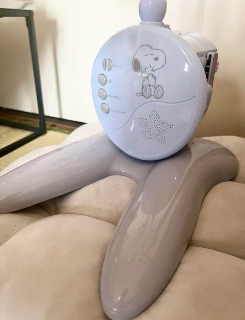 【美品】やわらかガラガラメリープレミアム スヌーピー