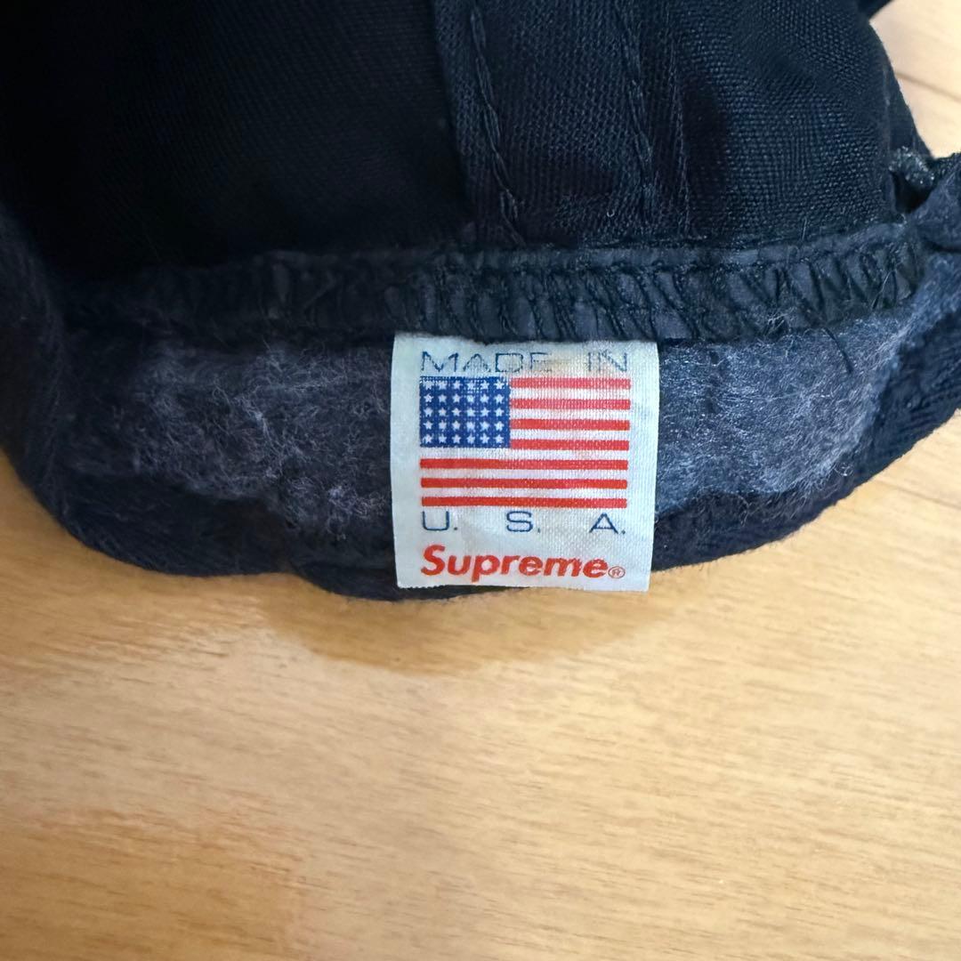 Supreme S Logo 6-Panel ブラック 15ss