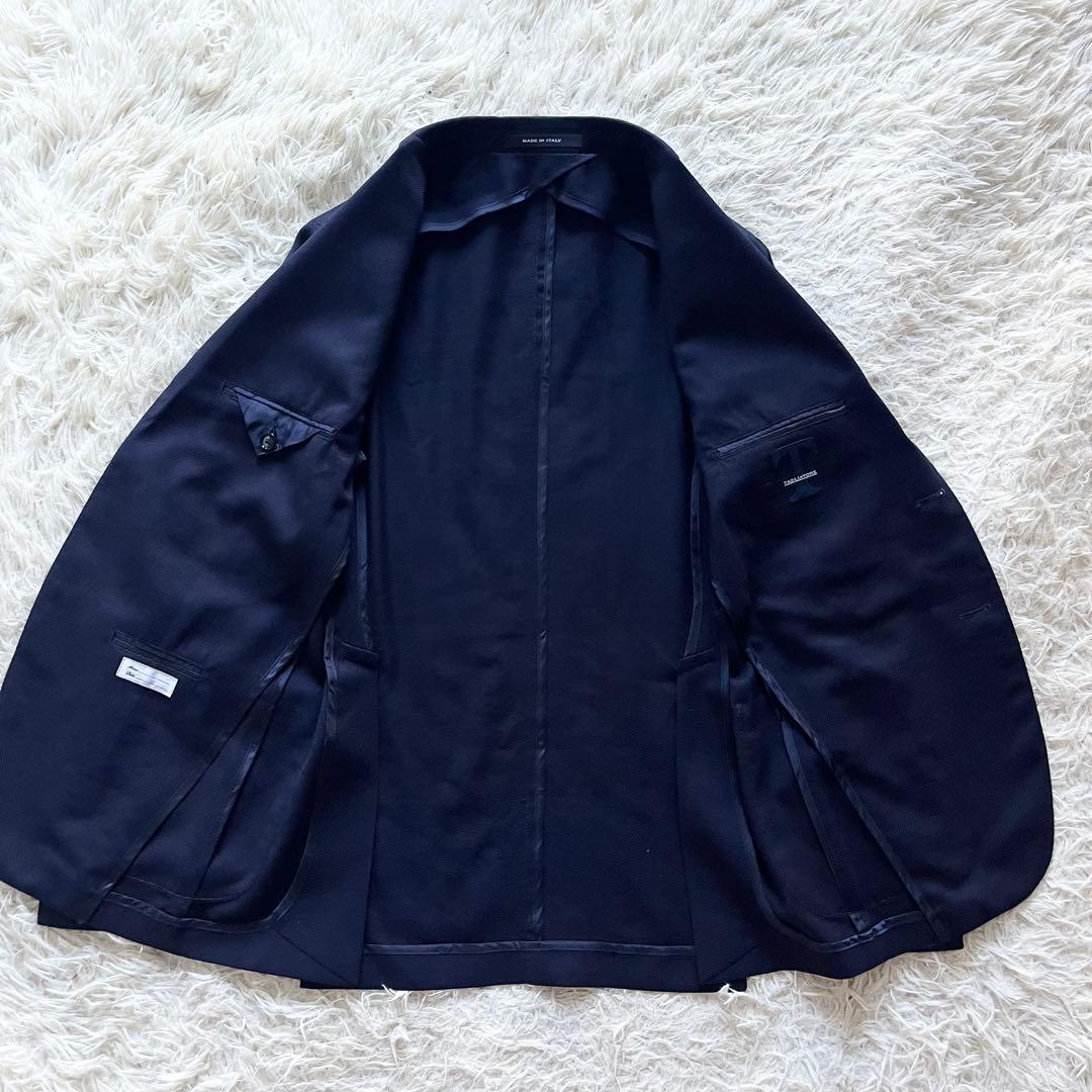 <美品>TAGLIATORE REDA生地 ネイビー ウール ジャケット 44