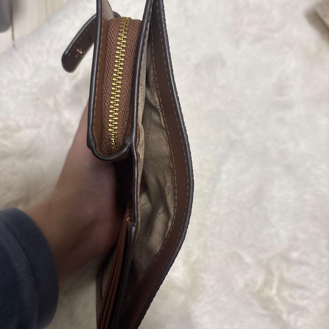 【新品・純正品】MICHAEL KORS マイケルコース MKロゴ 二つ折り財布