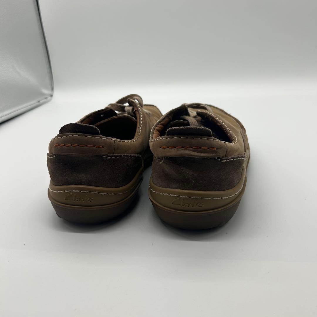 Clarks クラークス カジュアル レザーシューズ メンズ 26cm ブラウン