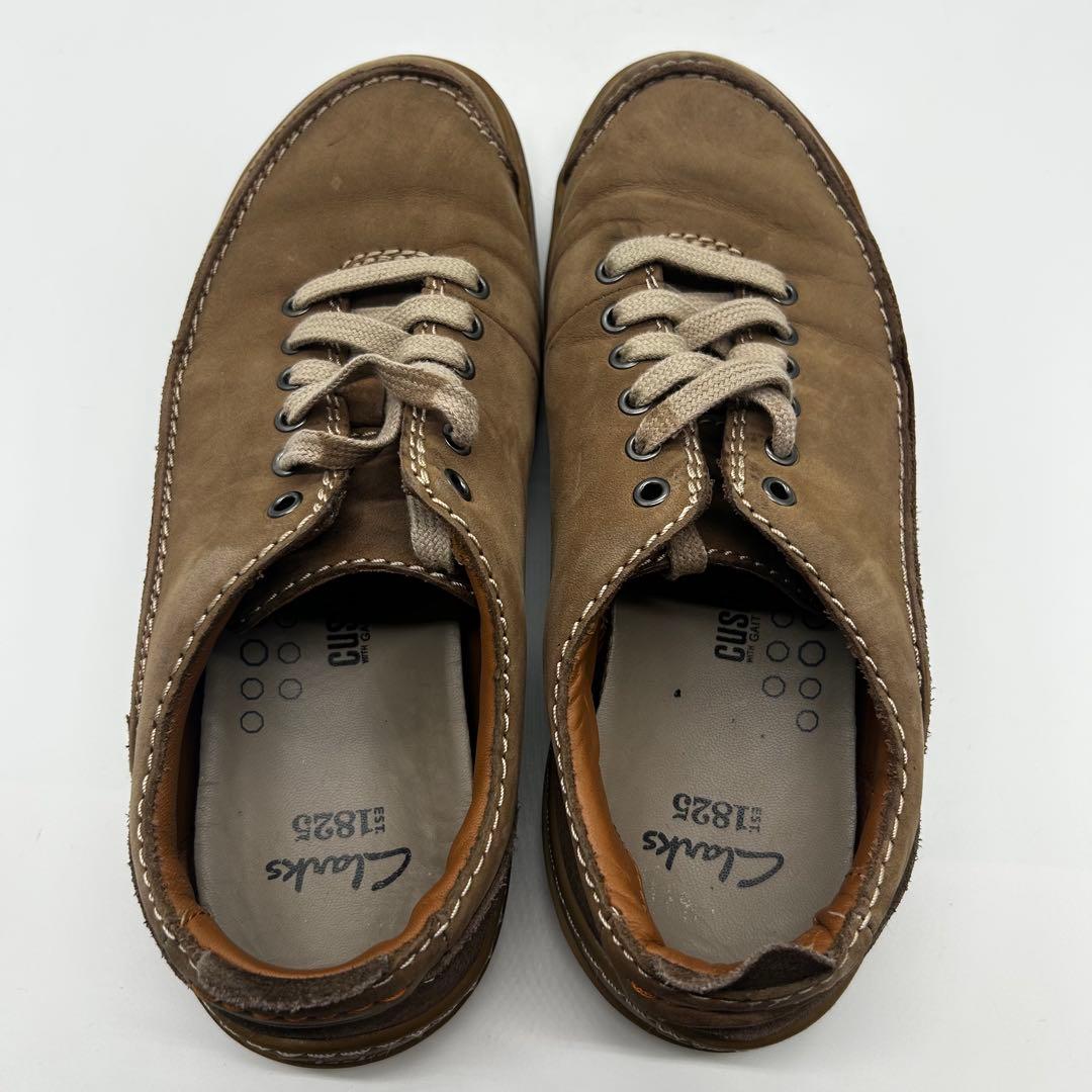 Clarks クラークス カジュアル レザーシューズ メンズ 26cm ブラウン