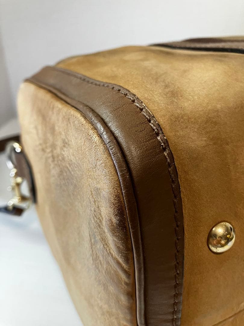 ソ連のヒロシ　GUCCI グッチ ヴィンテージ ウェブ スエード ２WAY