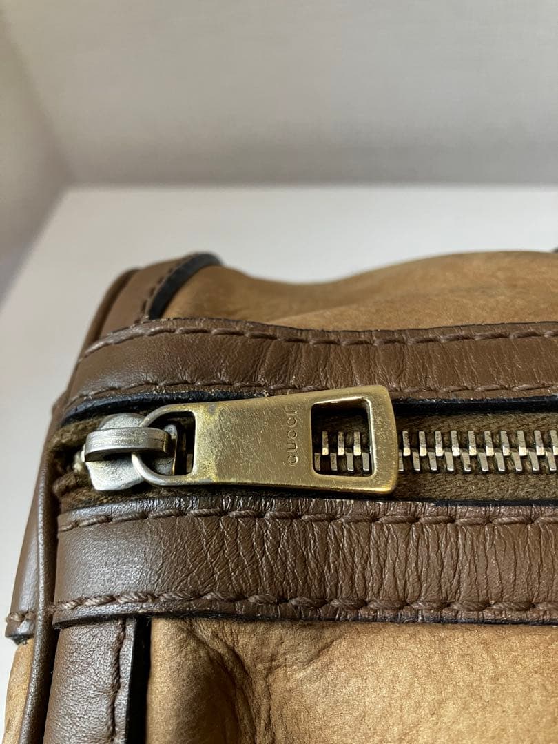 ソ連のヒロシ　GUCCI グッチ ヴィンテージ ウェブ スエード ２WAY