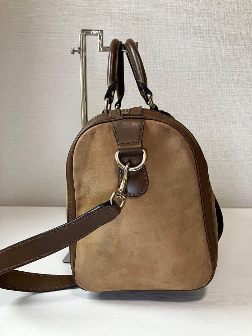 ソ連のヒロシ　GUCCI グッチ ヴィンテージ ウェブ スエード ２WAY