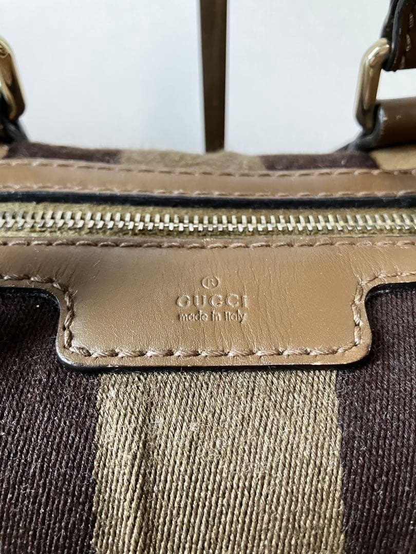ソ連のヒロシ　GUCCI グッチ ヴィンテージ ウェブ スエード ２WAY