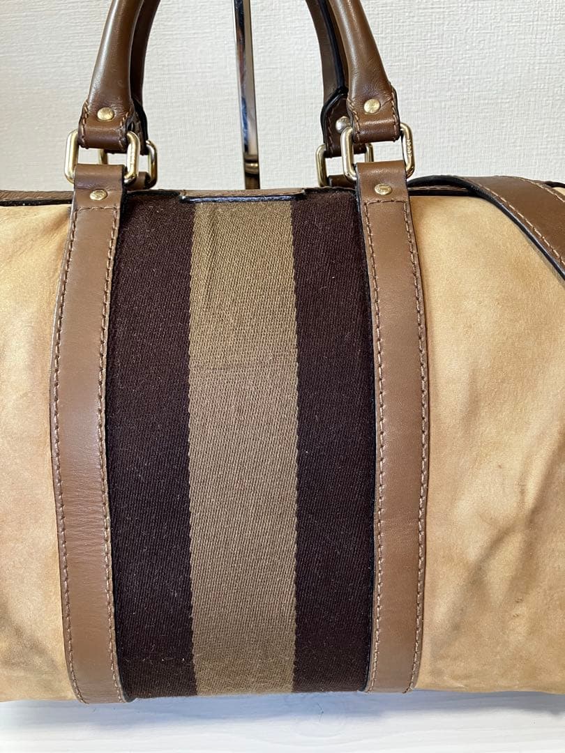 ソ連のヒロシ　GUCCI グッチ ヴィンテージ ウェブ スエード ２WAY