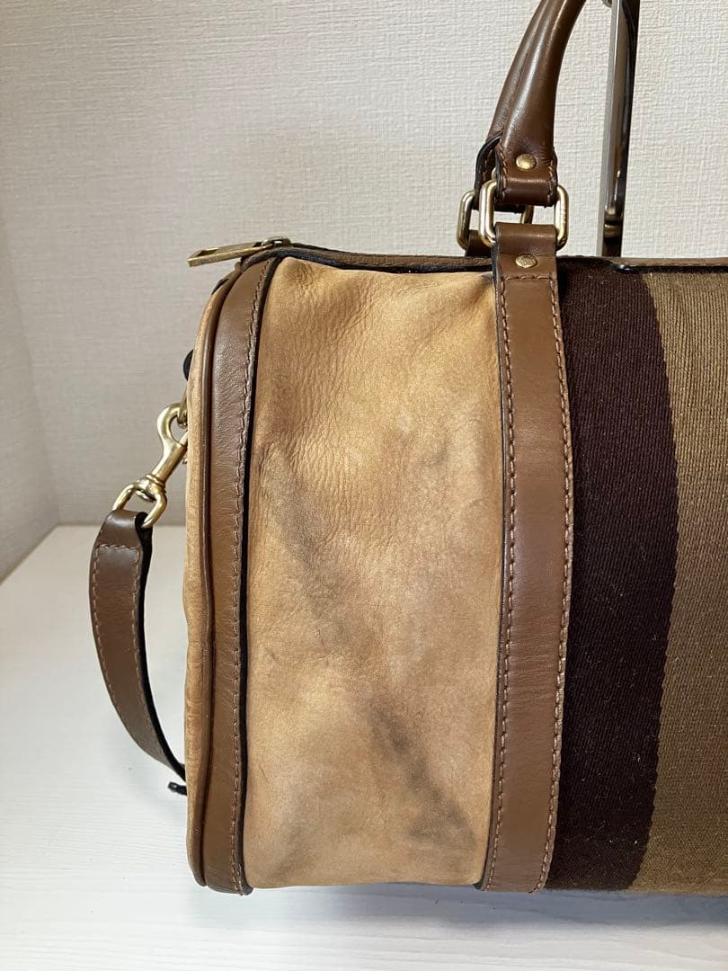 ソ連のヒロシ　GUCCI グッチ ヴィンテージ ウェブ スエード ２WAY