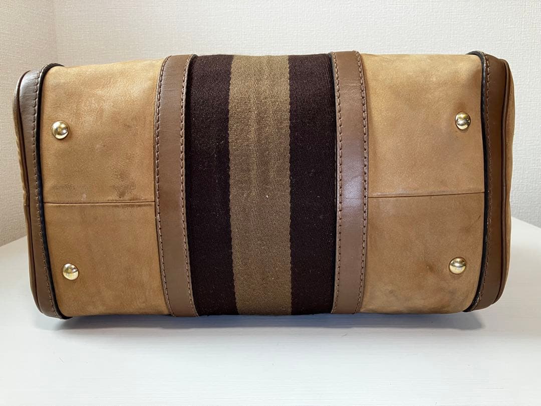 ソ連のヒロシ　GUCCI グッチ ヴィンテージ ウェブ スエード ２WAY