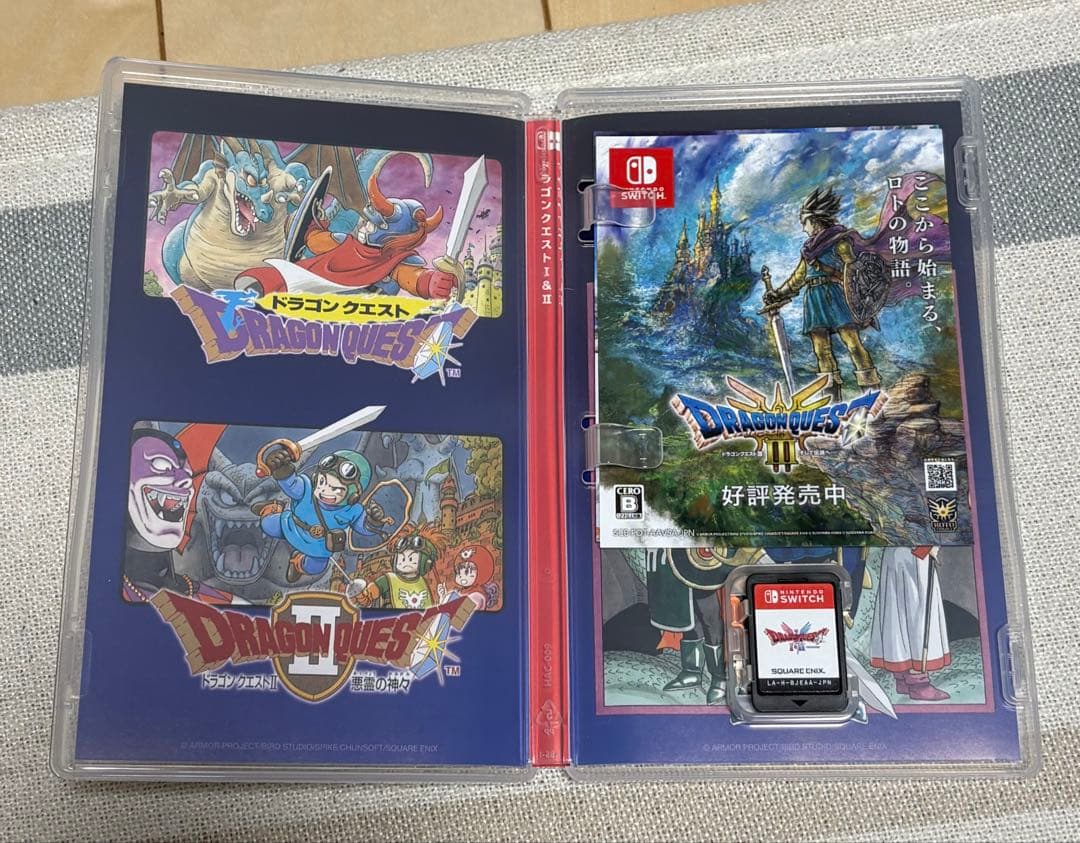 ドラゴンクエスト1&2 攻略本付き　switch