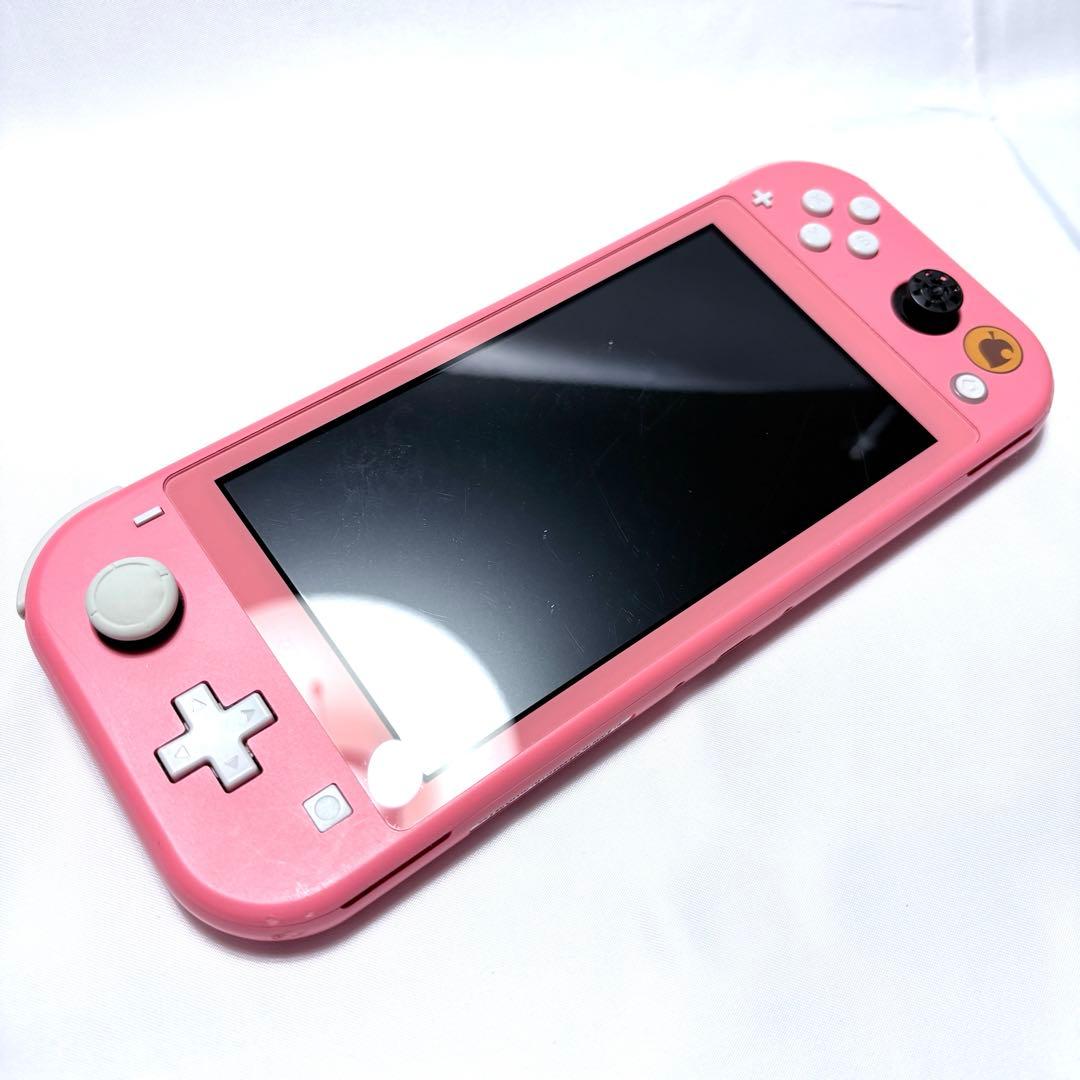 Nintendo switch Lite 本体 ピンク あつ森 しずえ アロハ柄