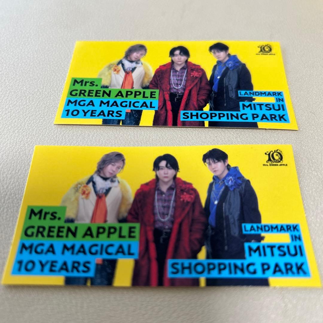 ミセスグリーンアップル CD&缶バッチ 三井キーホルダー&ステッカー&マグネット
