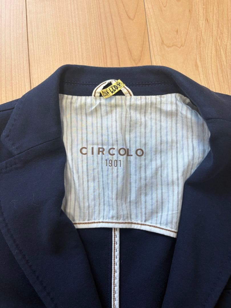 CIRCOLO 1901 ネイビー テーラードジャケット