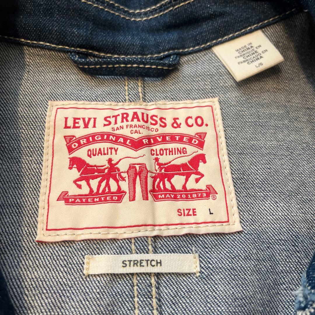 LEVI STRAUSS & CO. ストレッチデニムカバーオール L