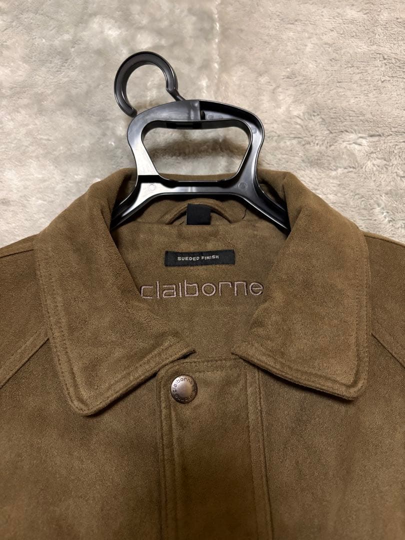 Claiborne スイングトップ エコスウェード ブルゾン クレイボーン