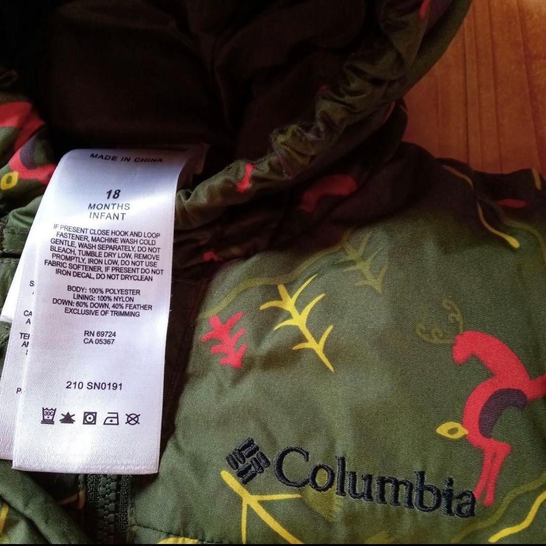 美品　Columbia　ベビー用ダウン　18M　カバーオール