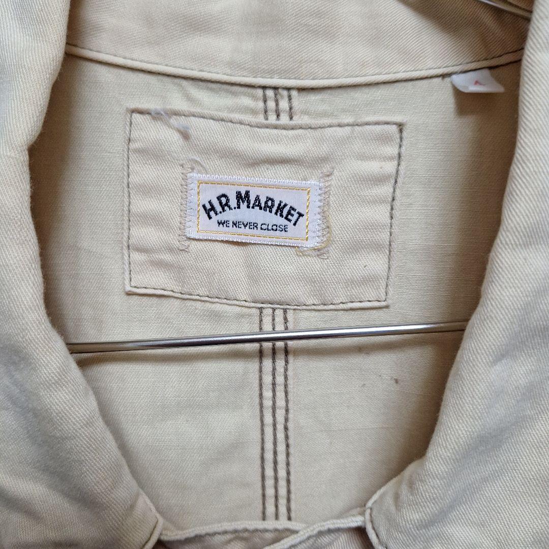 ハリウッドランチマーケットH.R. MARKET ベージュ カバーオール
