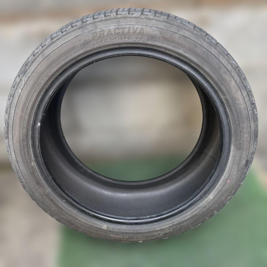 PRACTIVA 215/45R17 2本　22年製　中古品