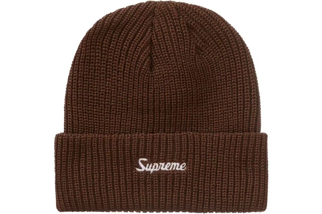 帽子 Supreme Loose Gauge Beanie \"Brown\"