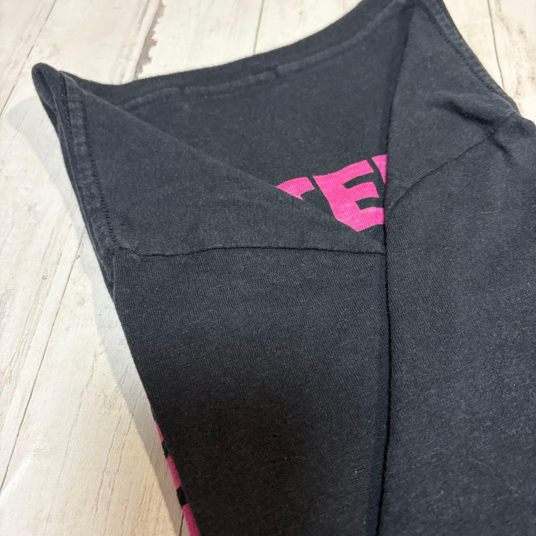Hysteric Glamour ヒスガール マルチロゴ Tシャツ　黒×ピンク