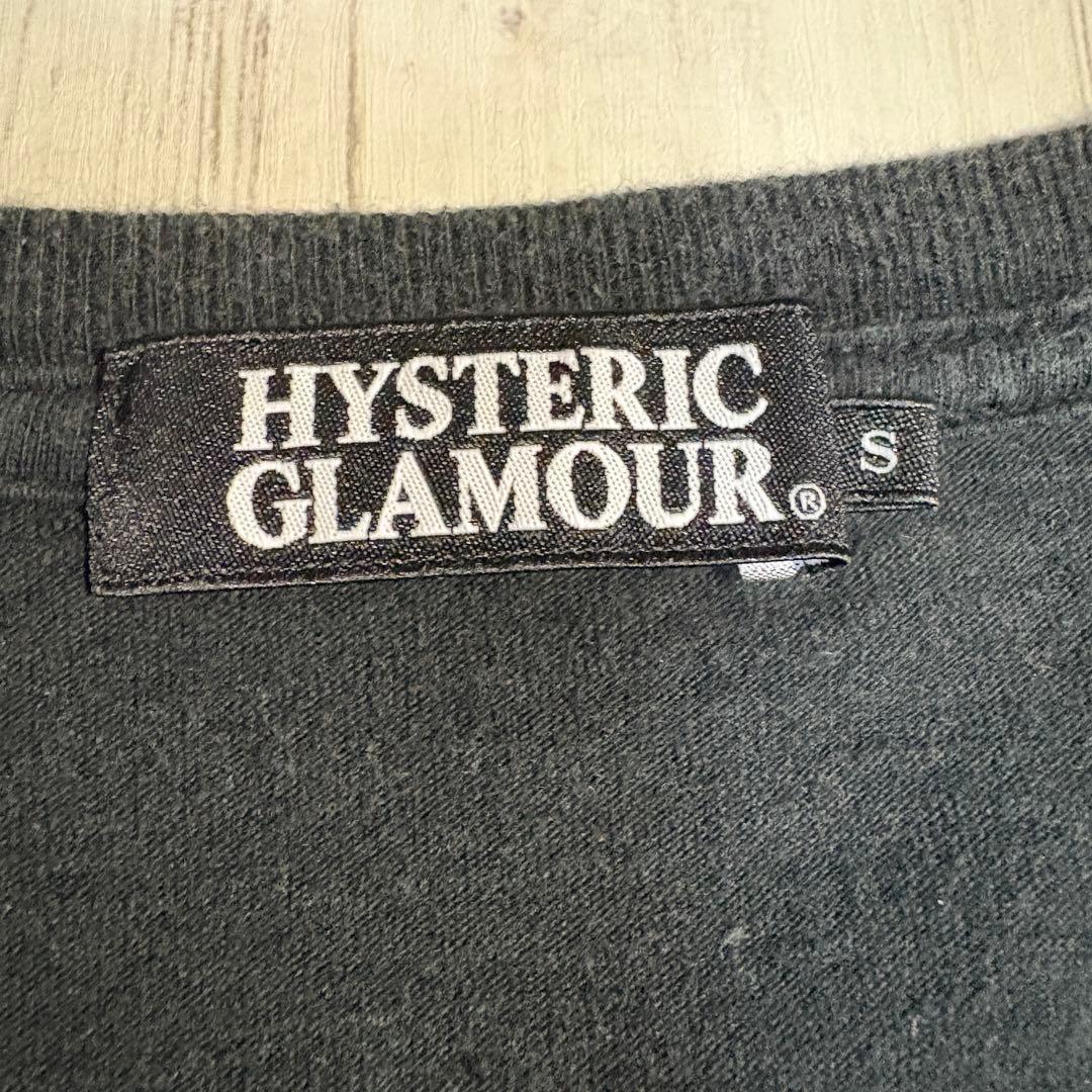 Hysteric Glamour ヒスガール マルチロゴ Tシャツ　黒×ピンク