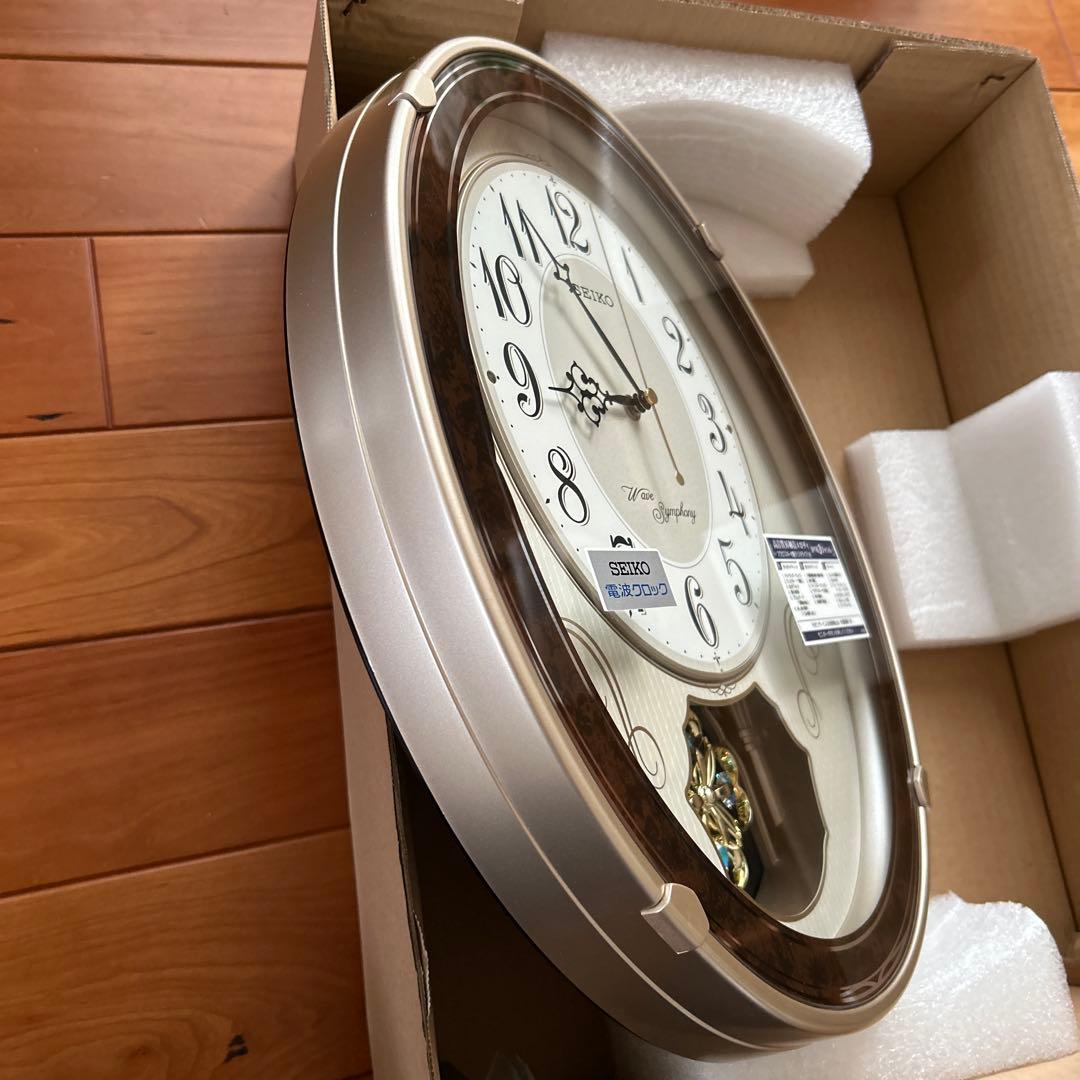 SEIKO AM259B 振り子付き掛時計