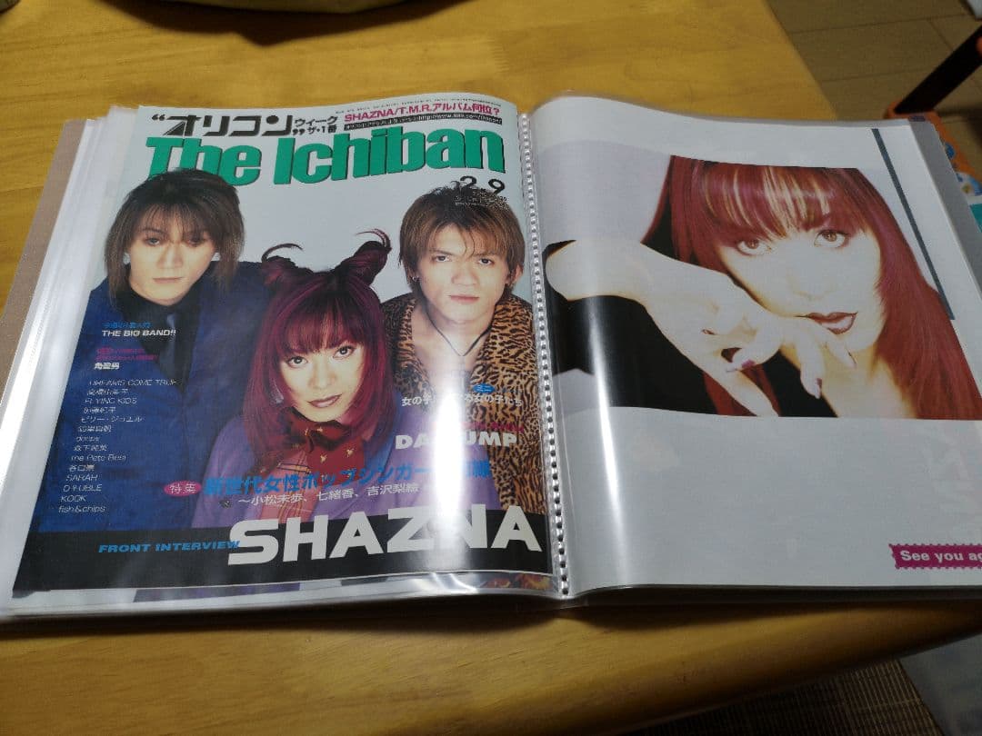 SHAZNA(1冊200円計算)51冊分135ページ切り抜きしファイリング済み