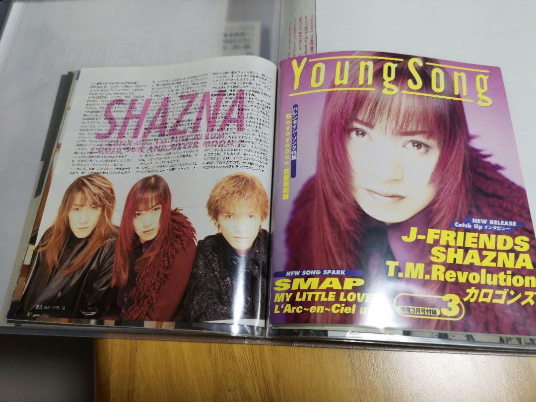 SHAZNA(1冊200円計算)51冊分135ページ切り抜きしファイリング済み