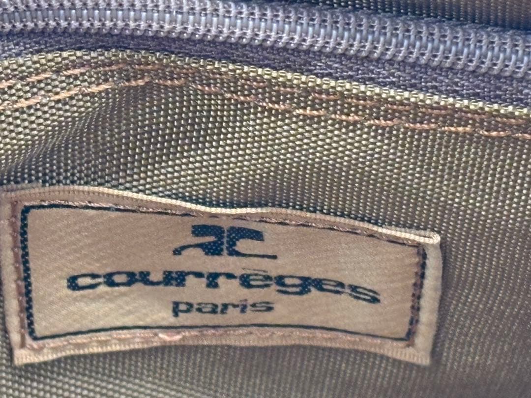 Courrèges クレージュ ボストンバッグ ハンドバッグ 大容量