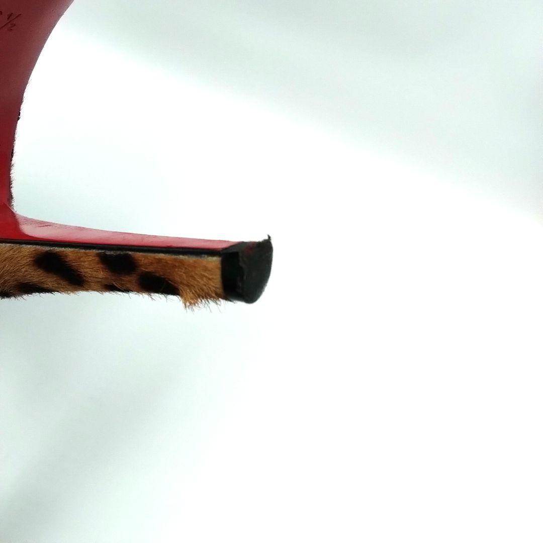 Christian Louboutinルブタン ロングブーツ ハラコ レオパード