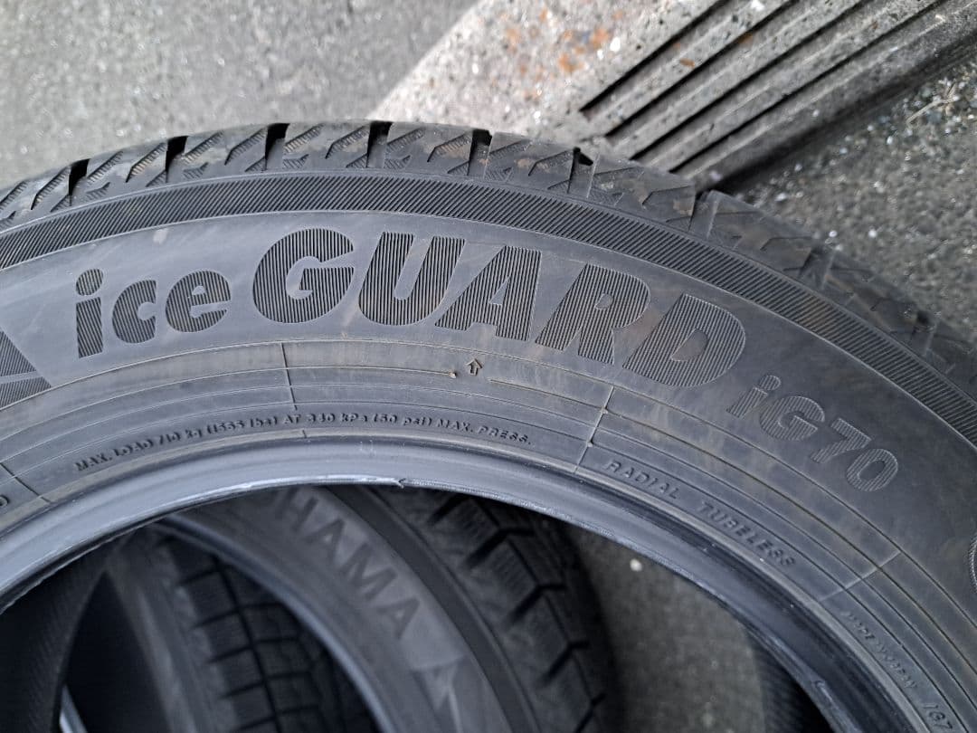 バリ山！205/60R16×4！雪道安心！アイスガードig70送料￥900