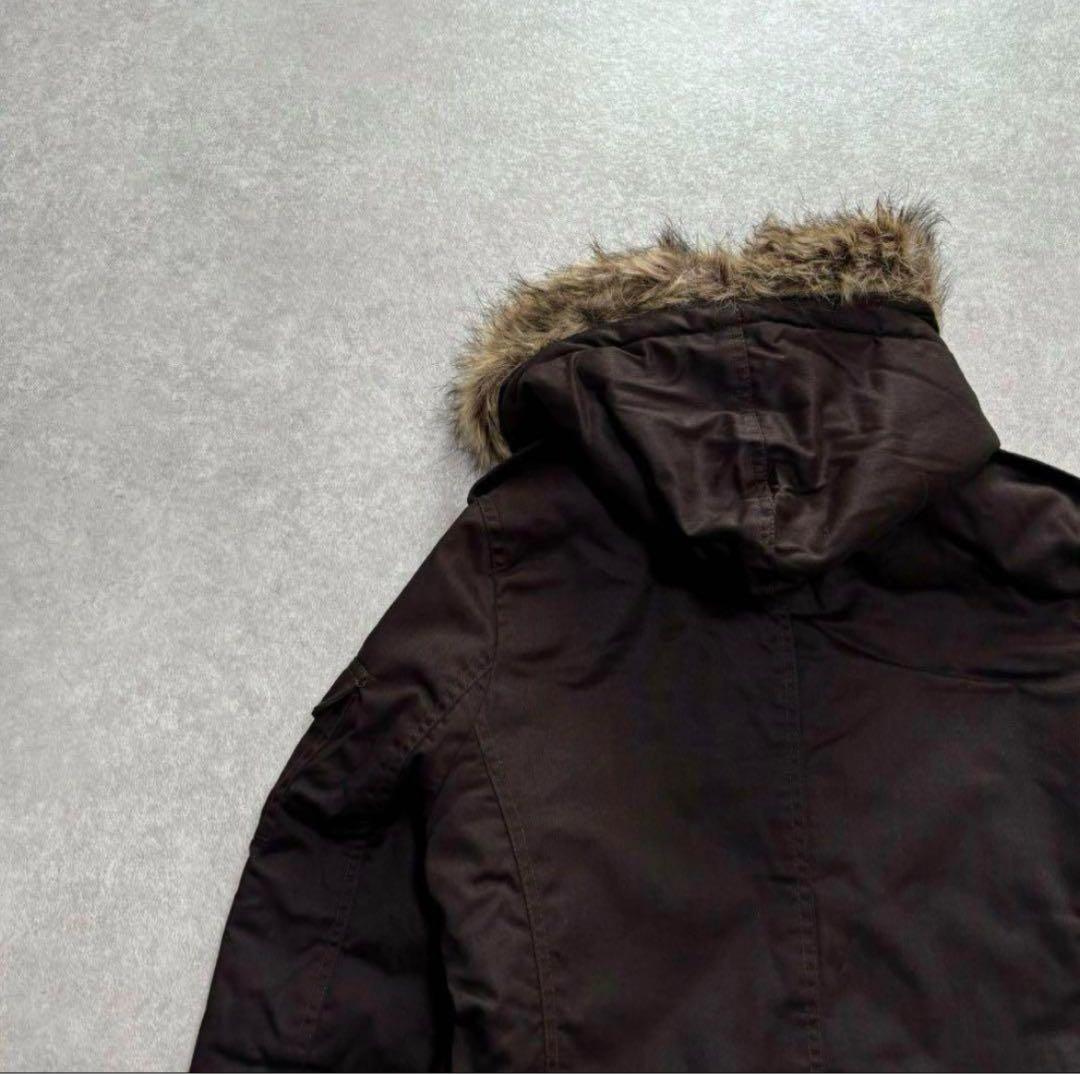 さ*ぽ様 ファーパーカー コートmods coat blouson brown