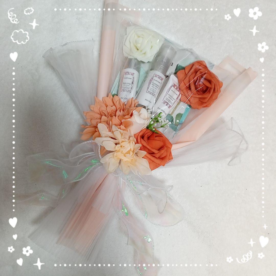 コスメブーケ　ブライダルブーケ　ブーケプルズ　結婚式