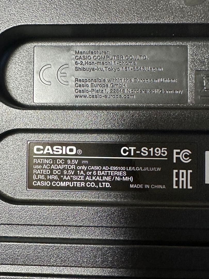 CASIO Casiotone CT-S195 電子ピアノ