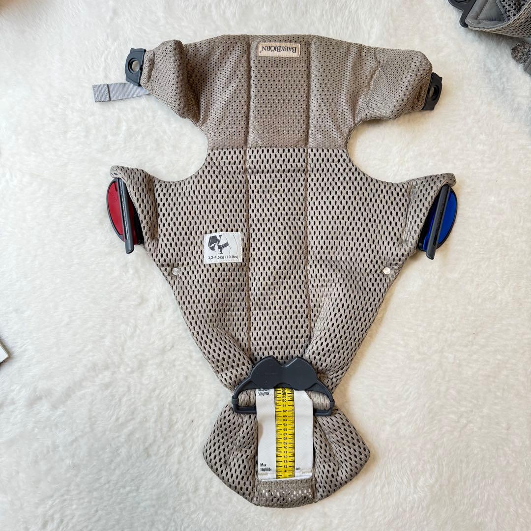 【美品✨】BabyBjörn ベビーキャリアMINI抱っこ紐 グレーベージュ