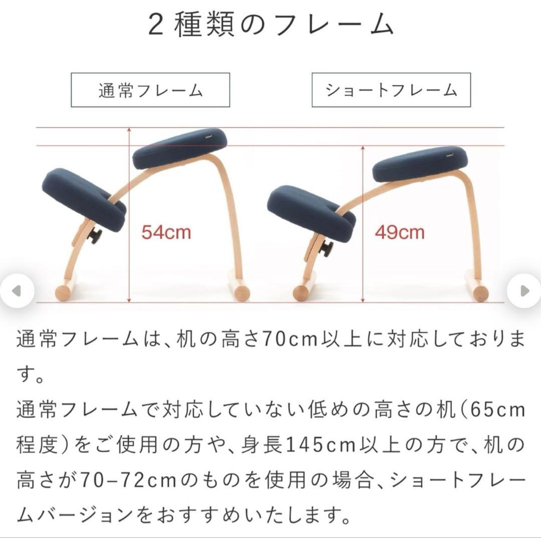 美品❤️ バランスラボ バランスイージー ショートフレーム ダークブラウン 椅子