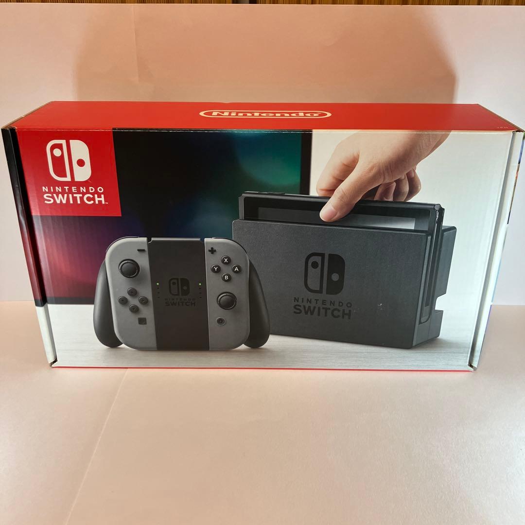 Nintendo Switch グレー 本体 【テレビモードプレイ○】