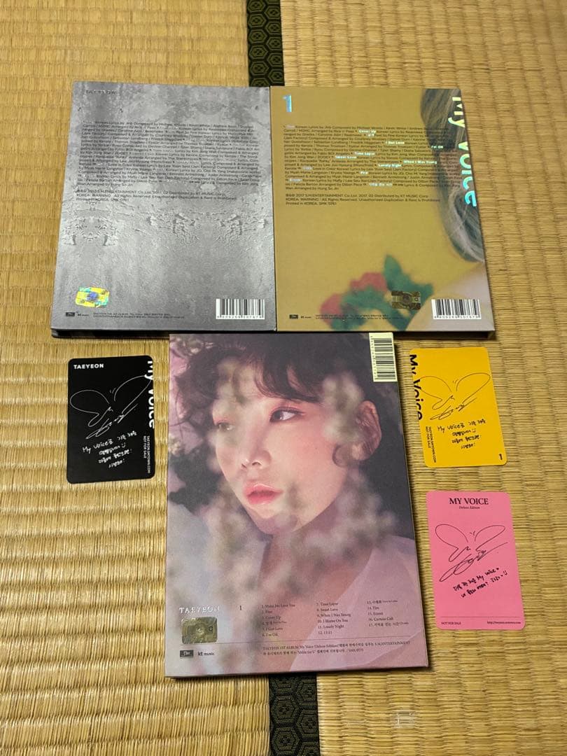 少女時代 テヨン Taeyeon My Voice 3点セット トレカ付き