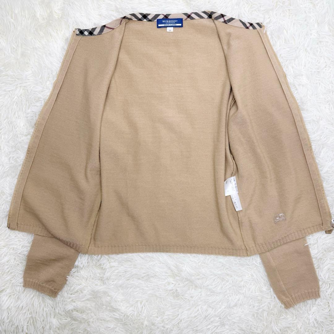 BURBERRY BLUE LABEL カーディガン ノバチェック ホースロゴ