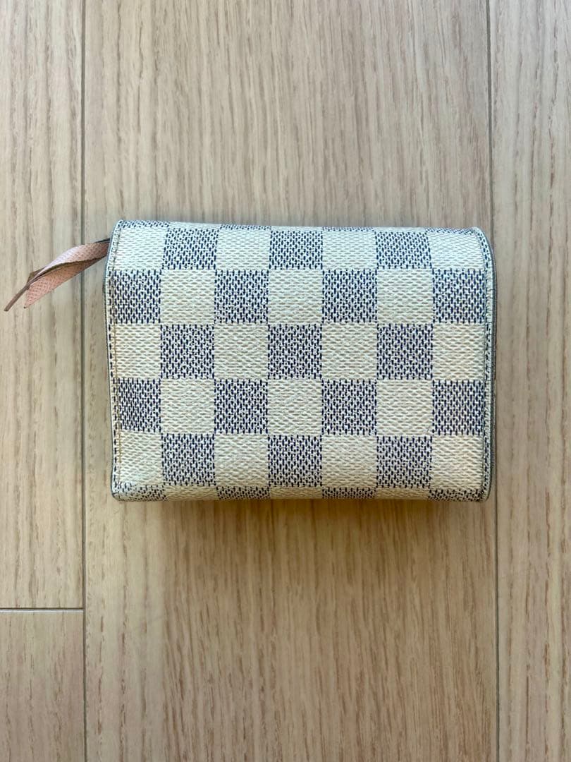 ルイヴィトン財布　ダミエアズール　ポルトフォイユ・ヴィクトリーヌ