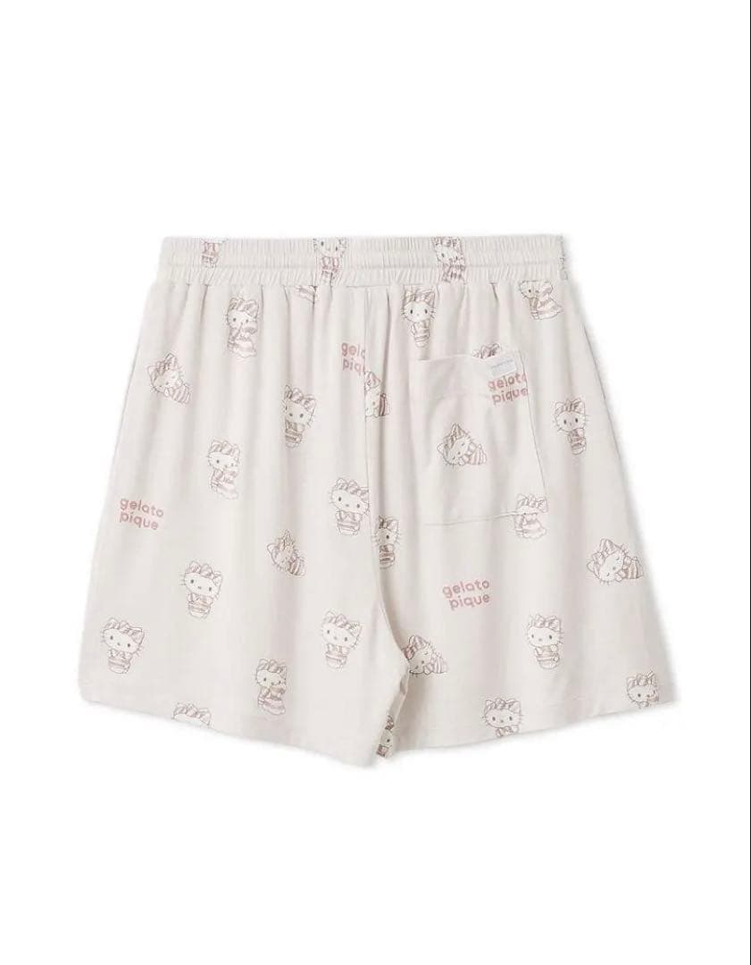 サンリオハウス ジェラピケ 総柄ショートパンツ ハローキティ