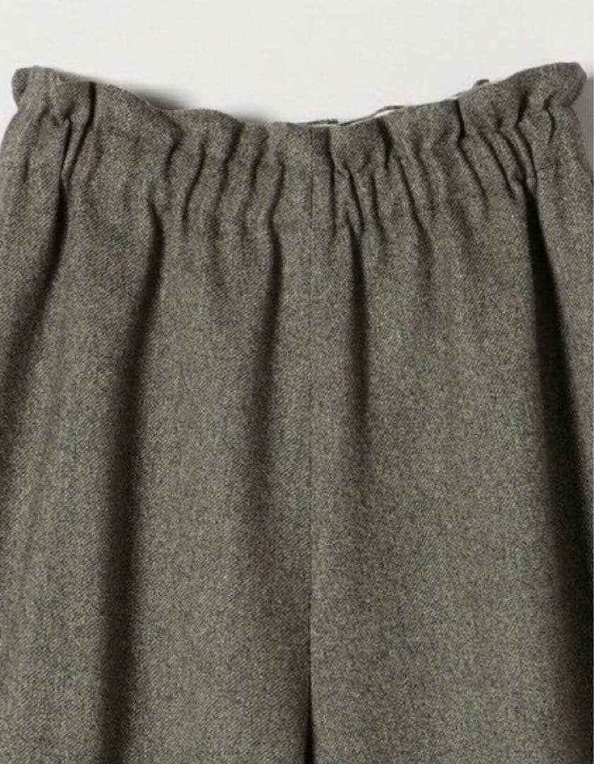 SHIPS any:〈洗濯機可能〉ウールライク ギャザー キュロット パンツ